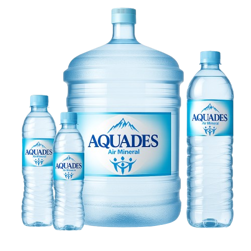 Lini Produk AMDK Aquades - Galon 19L dan Botol